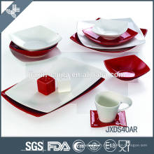 nouveau design mélangé vaisselle de porcelaine de couleur